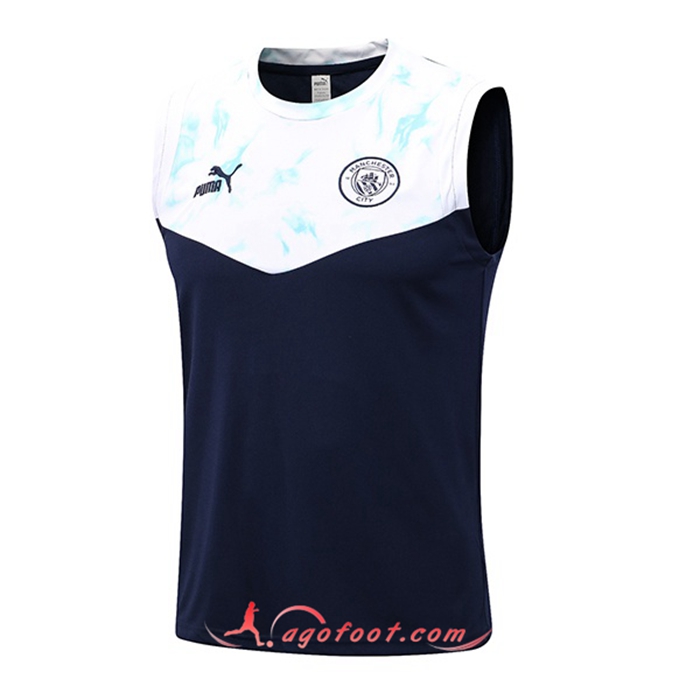 Training Debardeur Manchester City Bleu Marin 2022/2023
