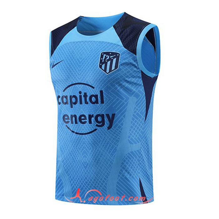 Training Debardeur Atletico Madrid Bleu 2022/2023