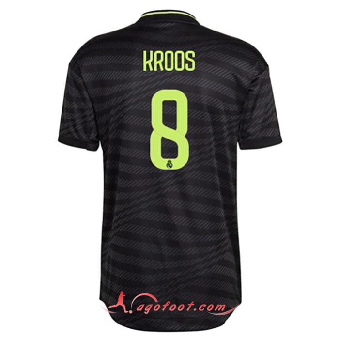 Maillot de Foot Real Madrid (KROOS #8) 2022/2023 Third