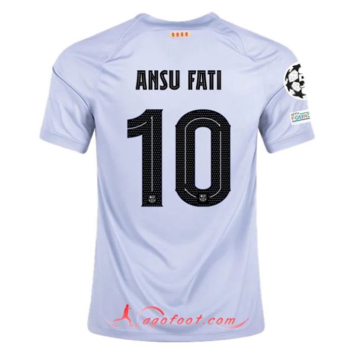 Maillot de Foot Barcelona (ANSU FATI #10) 2022/2023 Third