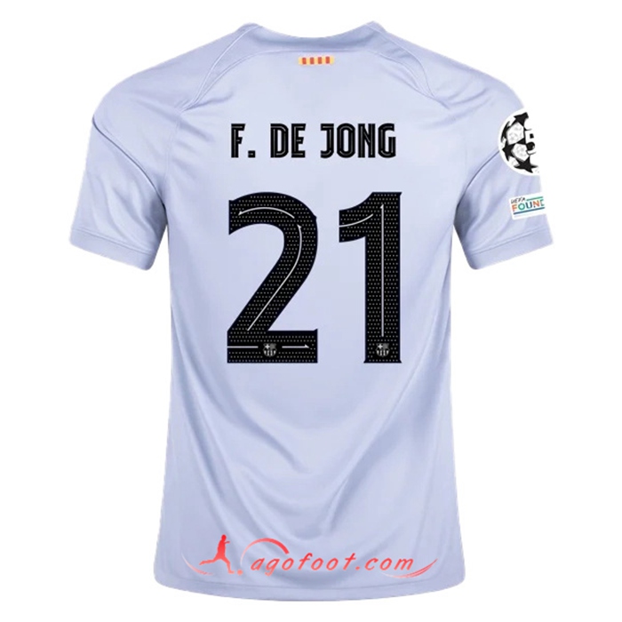 Maillot de Foot Barcelona (F.DE JONG #21) 2022/2023 Third