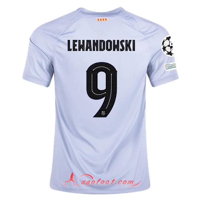 Maillot de Foot Barcelona (LEWANDOWSKI #9) 2022/2023 Third
