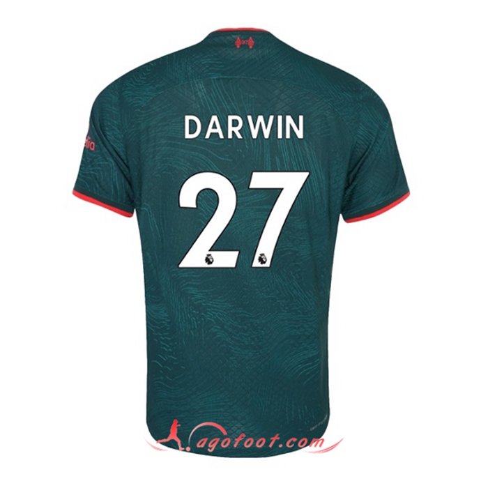 Maillot de Foot Liverpool (DARWIN #27) 2022/2023 Third
