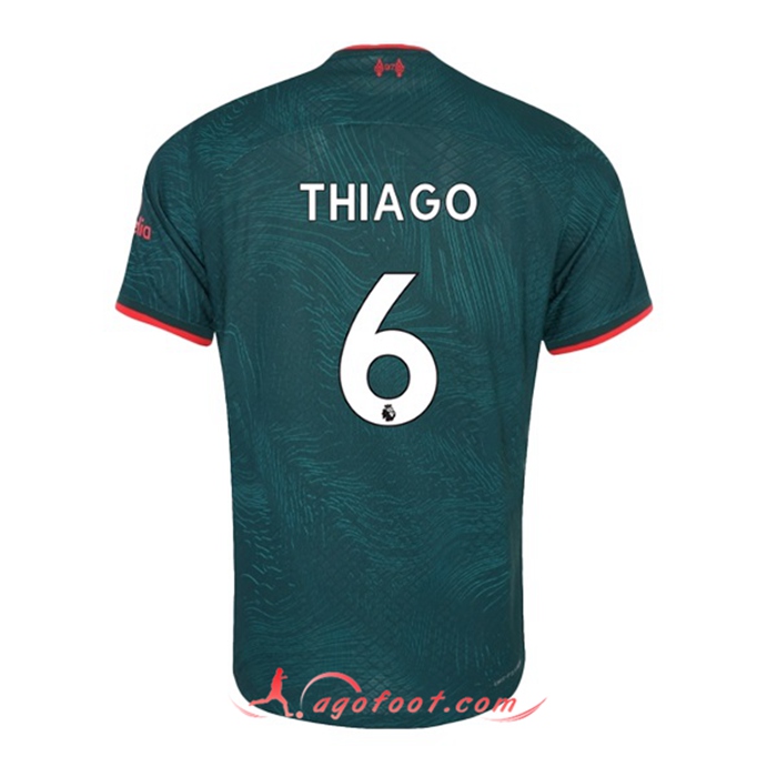Maillot de Foot Liverpool (THIAGO #6) 2022/2023 Third