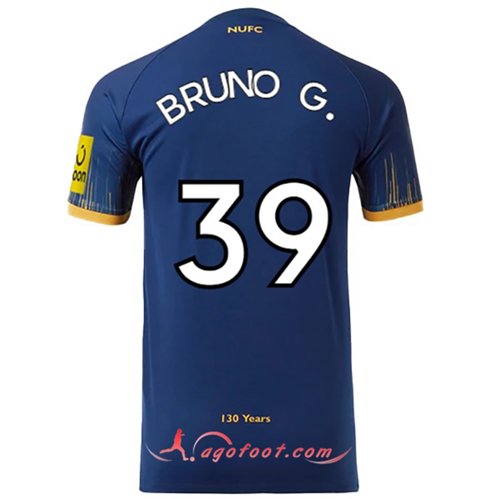 Maillot de Foot Newcastle United (BRUNO G. #39) 2022/2023 Exterieur