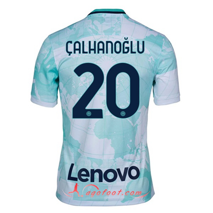 Maillot de Foot Inter Milan (ÇALHANOGLU #20) 2022/2023 Exterieur