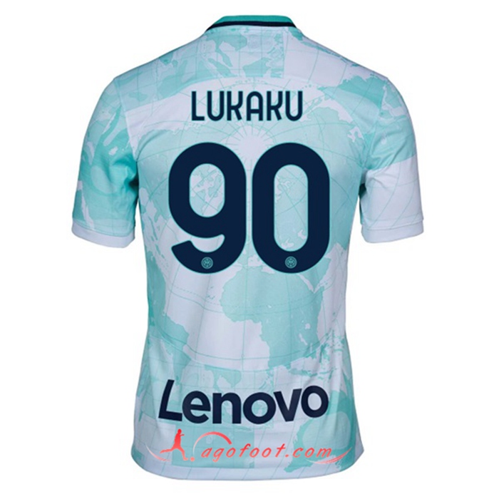 Maillot de Foot Inter Milan (LUKAKU #90) 2022/2023 Exterieur