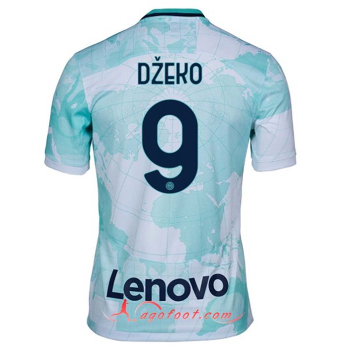 Maillot de Foot Inter Milan (DŽEKO #9) 2022/2023 Exterieur