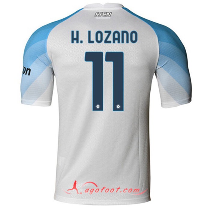 Maillot de Foot SSC Naples (H. LOZANO #11) 2022/2023 Exterieur