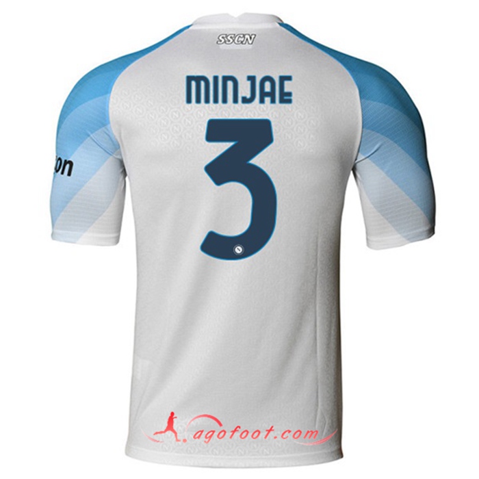 Maillot de Foot SSC Naples (MINJAE #3) 2022/2023 Exterieur