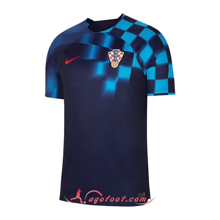 Nouveau Maillot Equipe Foot Croatie Exterieur 2022/2023