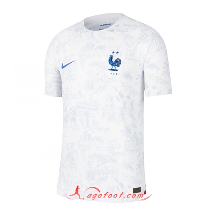 Nouveau Maillot Equipe Foot France Exterieur 2022/2023