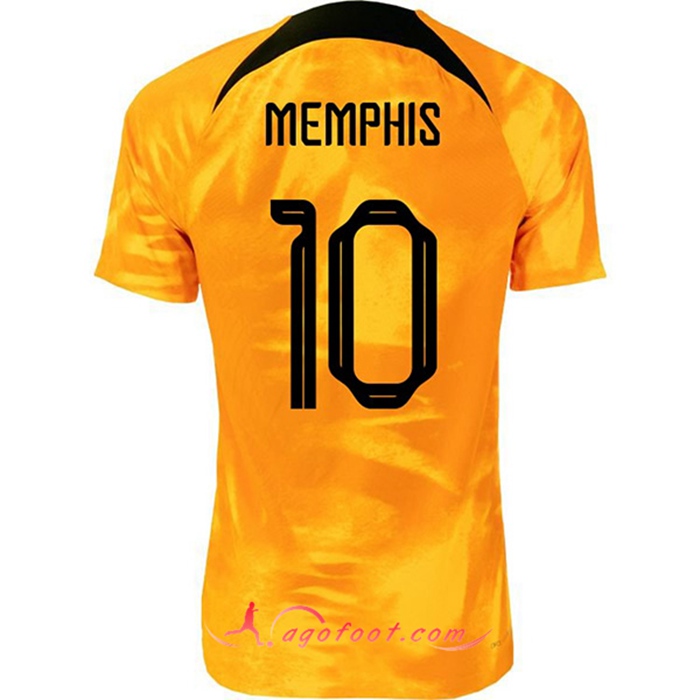 Maillot Equipe Foot Pays-Bas (MEMPHIS #10) 2022/2023 Domicile