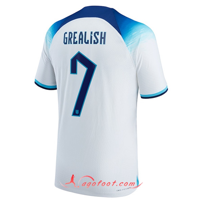 Maillot Equipe Foot Angleterre (GREALISH #7) 2022/2023 Domicile