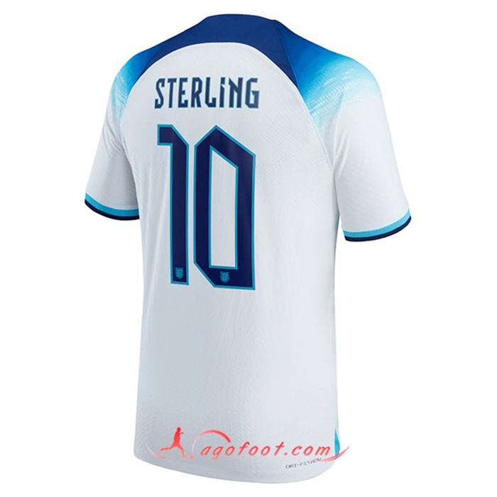 Maillot Equipe Foot Angleterre (STERLING #10) 2022/2023 Domicile