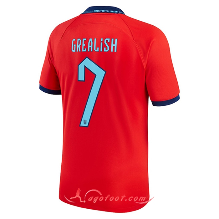 Maillot Equipe Foot Angleterre (GREALISH #7) 2022/2023 Exterieur