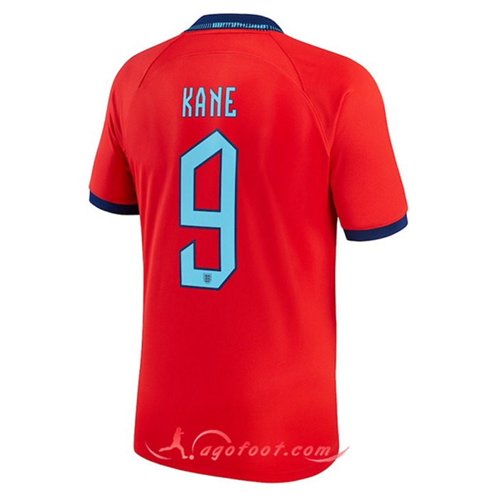 Maillot Equipe Foot Angleterre (KANE #9) 2022/2023 Exterieur