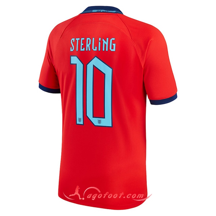 Maillot Equipe Foot Angleterre (STERLING #10) 2022/2023 Exterieur
