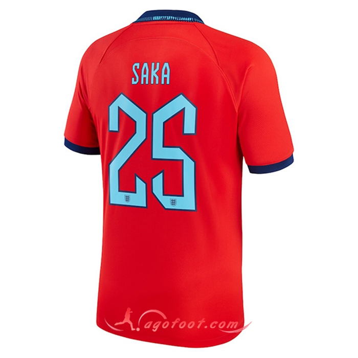 Maillot Equipe Foot Angleterre (SAKA #25) 2022/2023 Exterieur