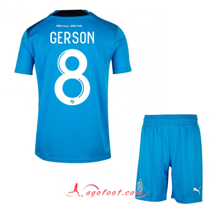 Maillot de Foot Marseille (GERSON #8) Enfants Third 2022/2023