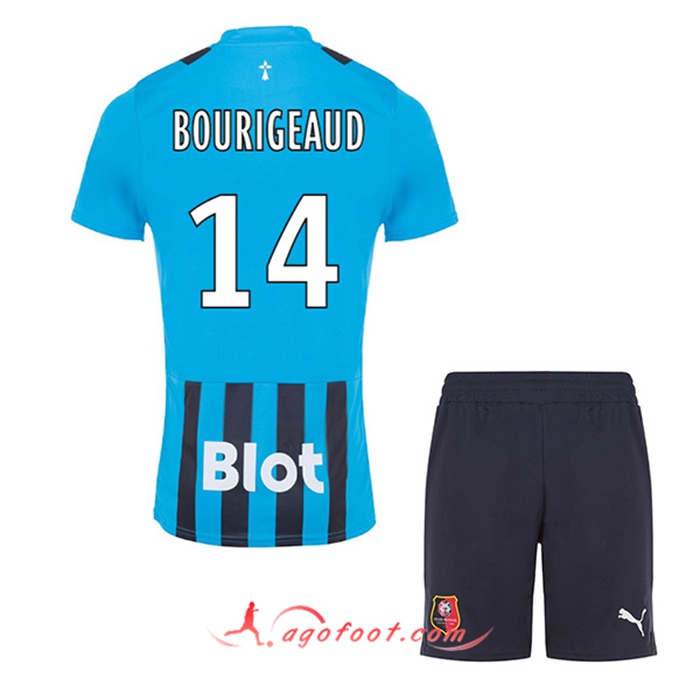 Maillot de Foot Stade Rennais (BOURIGEAUD #14) Enfants Third 2022/2023