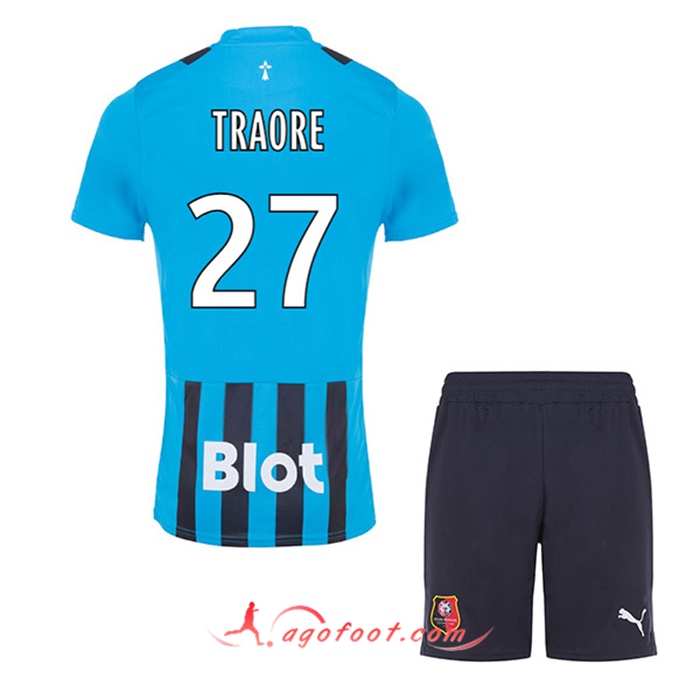Maillot de Foot Stade Rennais (TRAORE #27) Enfants Third 2022/2023