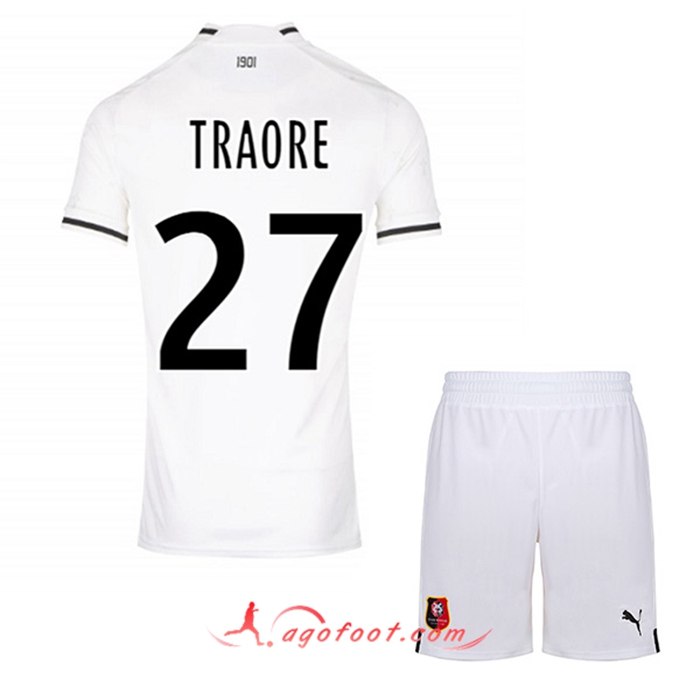 Maillot de Foot Stade Rennais (TRAORE #27) Enfants Exterieur 2022/2023