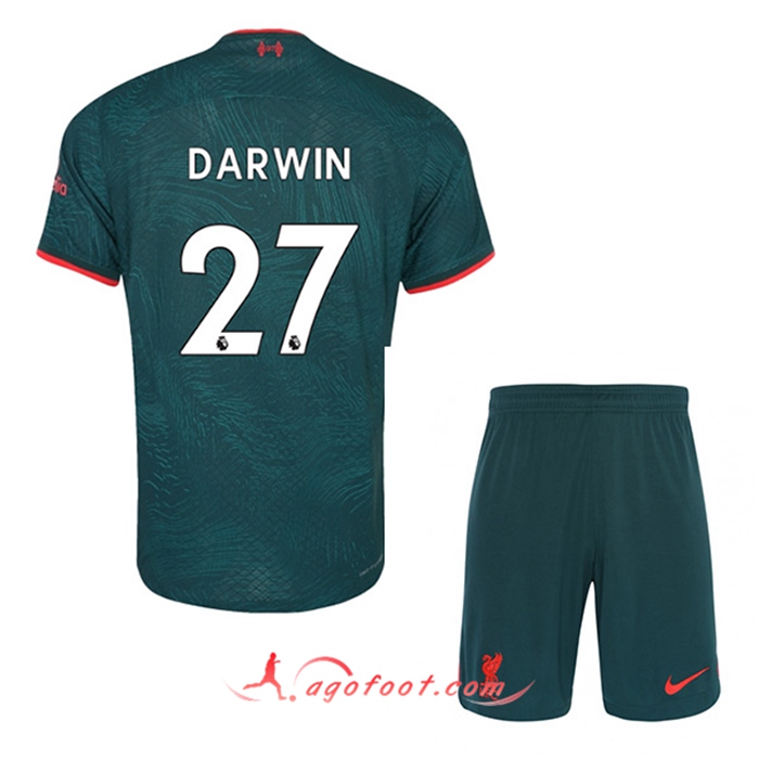 Maillot de Foot Liverpool (DARWIN #27) Enfants Third 2022/2023