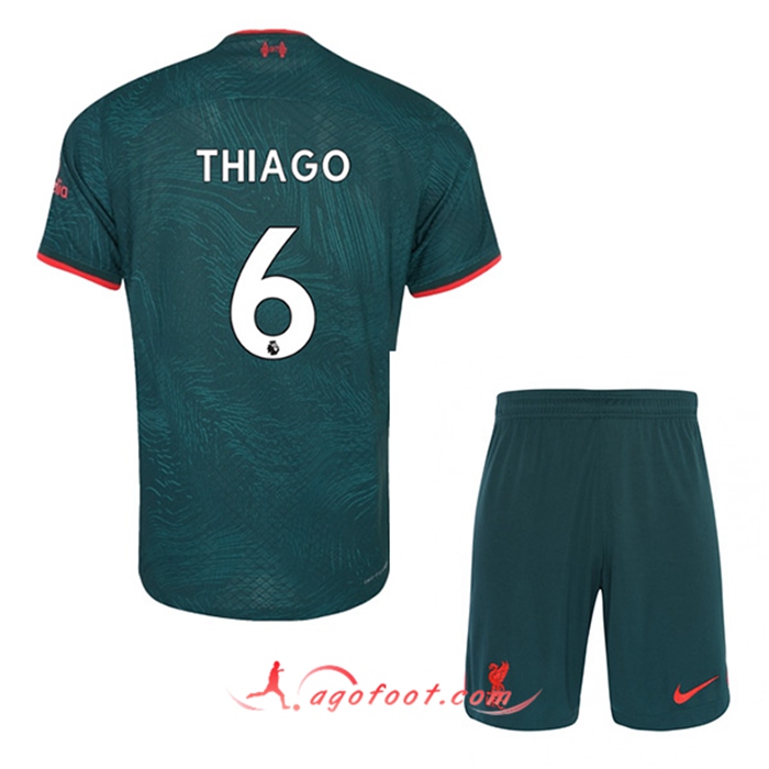 Maillot de Foot Liverpool (THIAGO #6) Enfants Third 2022/2023