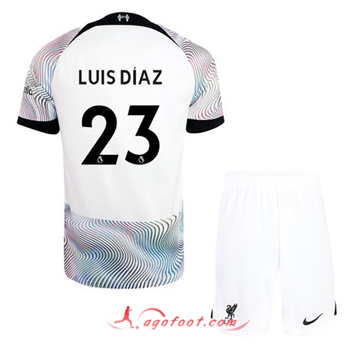 Maillot de Foot Liverpool (LUIS DIAZ #23) Enfants Exterieur 2022/2023