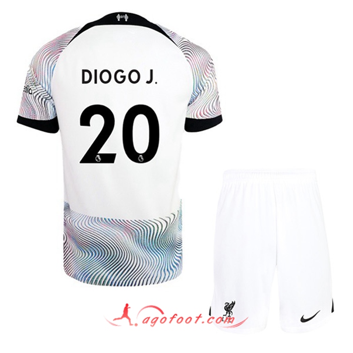 Maillot de Foot Liverpool (DIOGO J. #20) Enfants Exterieur 2022/2023