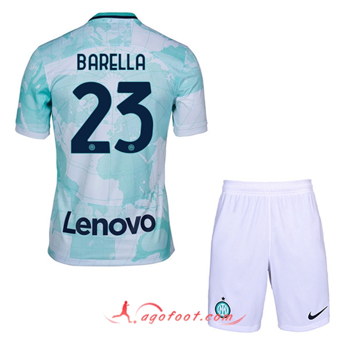 Maillot de Foot Inter Milan (BARELLA #23) Enfants Exterieur 2022/2023
