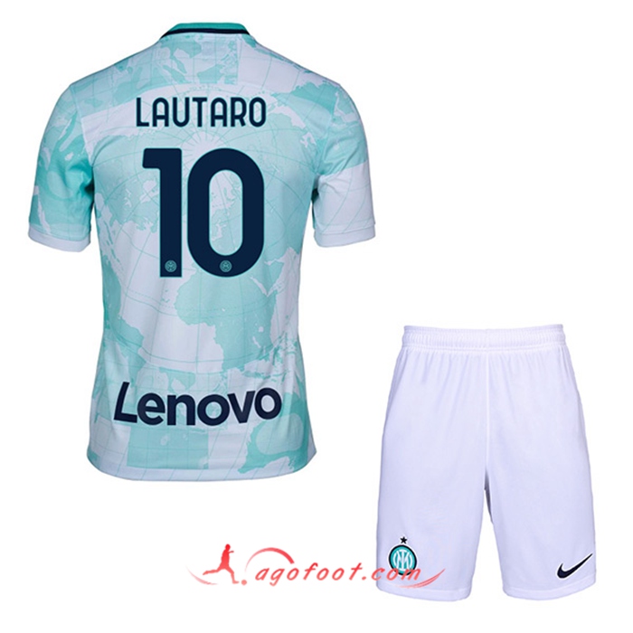 Maillot de Foot Inter Milan (LAUTARO #10) Enfants Exterieur 2022/2023