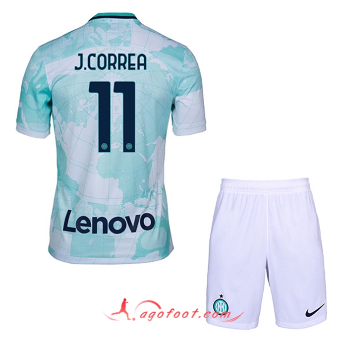 Maillot de Foot Inter Milan (J.CORREA #11) Enfants Exterieur 2022/2023