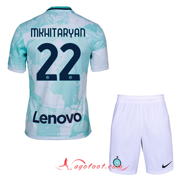 Maillot de Foot Inter Milan (MKHITARYAN #22) Enfants Exterieur 2022/2023