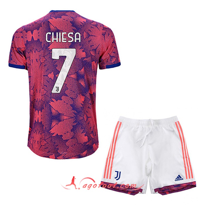 Maillot de Foot Juventus (CHIESA #7) Enfants Third 2022/2023