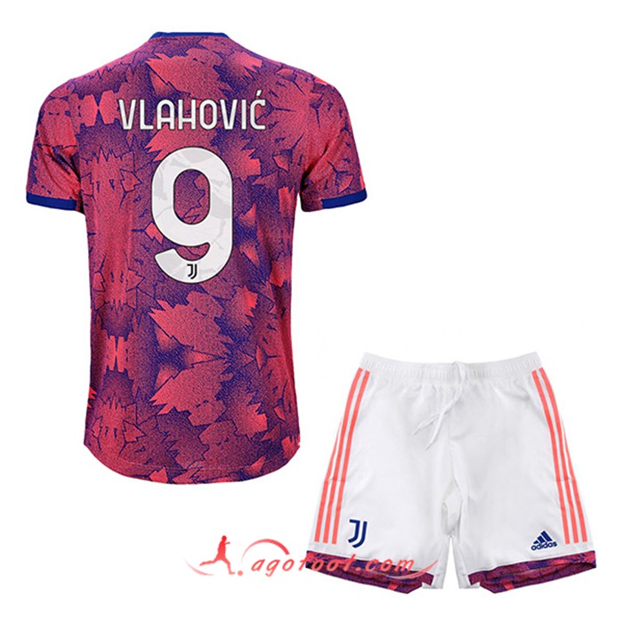 Maillot de Foot Juventus (VLAHOVIĆ #9) Enfants Third 2022/2023