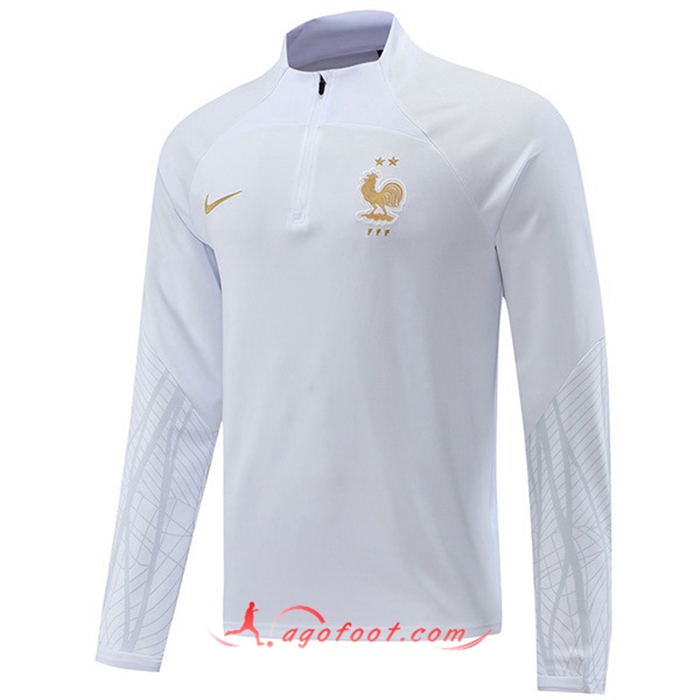 Sweatshirt Training France Blanc 2022/2023
