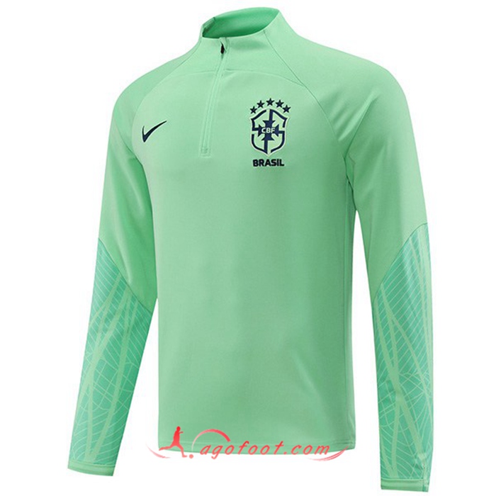 Sweatshirt Training Bresil Vert 2022/2023