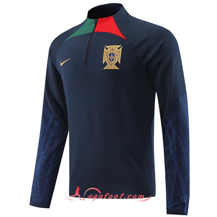 Sweatshirt Training Portugal Bleu Marin 2022/2023