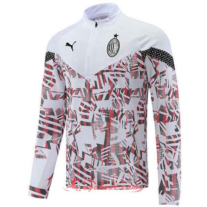 Sweatshirt Training Milan AC Blanc 2022/2023