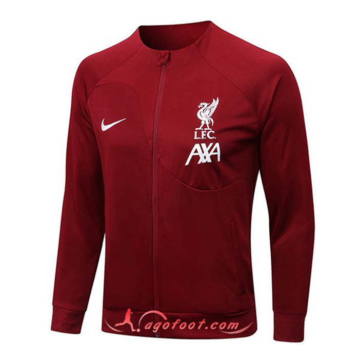 Veste Foot FC Liverpool Rouge Fonce 2022/2023