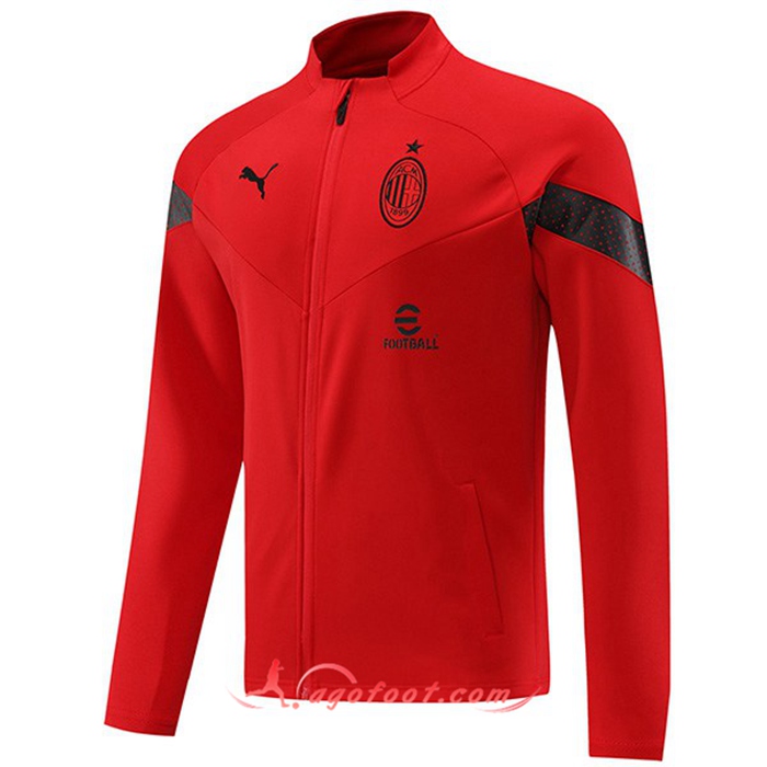Veste Foot Milan AC Rouge 2022/2023