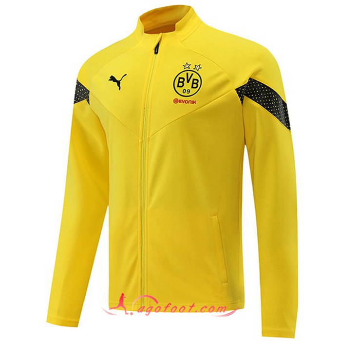 Veste Foot Dortmund BVB Jaune 2022/2023