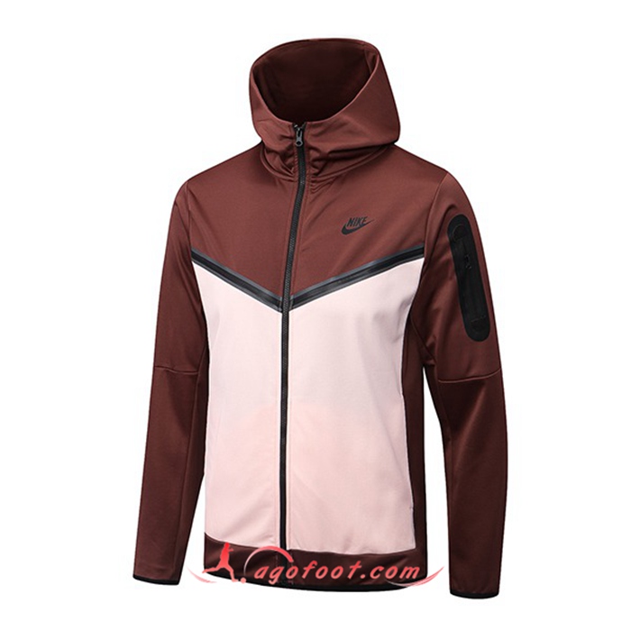 Veste A Capuche NIKE Rose/Brune 2022/2023