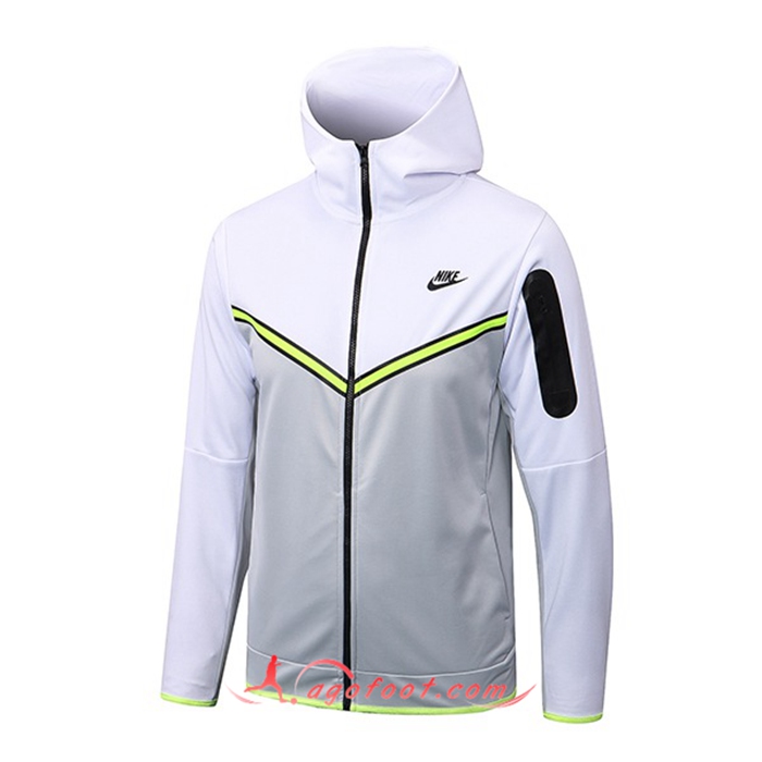 Veste A Capuche NIKE Gris/Blanc 2022/2023