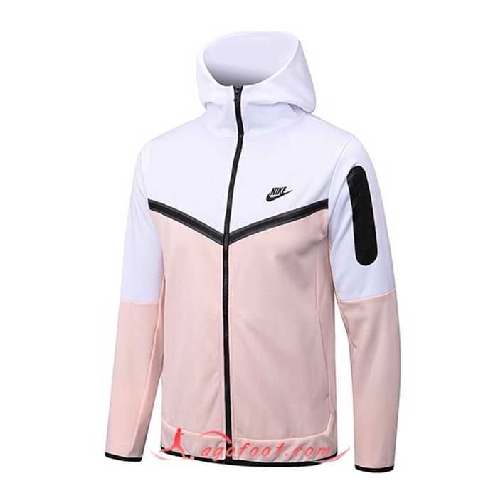 Veste A Capuche NIKE Rose/Blanc 2022/2023