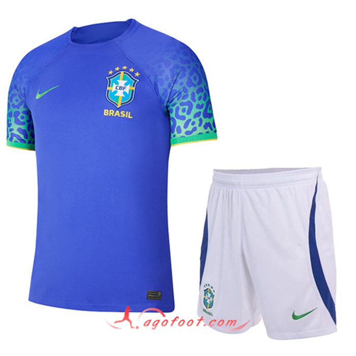 Ensemble Maillot Foot Brésil Exterieur + Short 2022/2023
