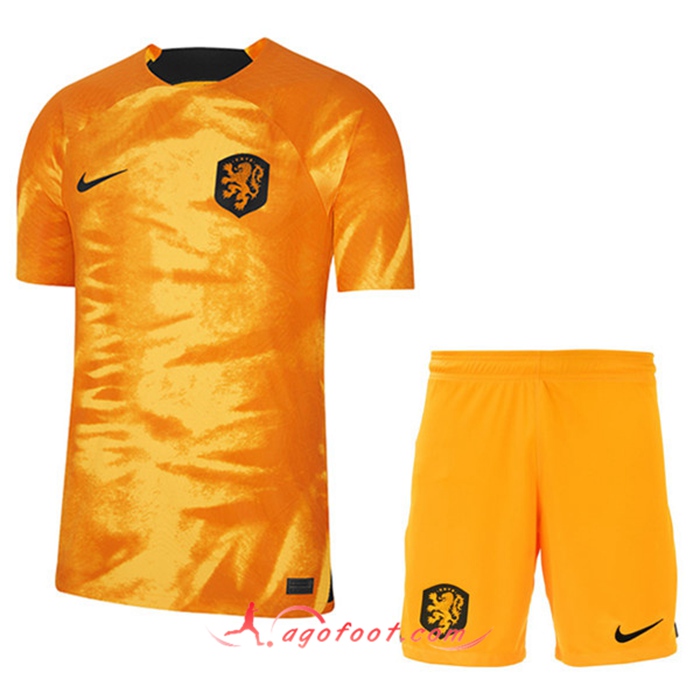 Ensemble Maillot Foot Pays-Bas Domicile + Short 2022/2023