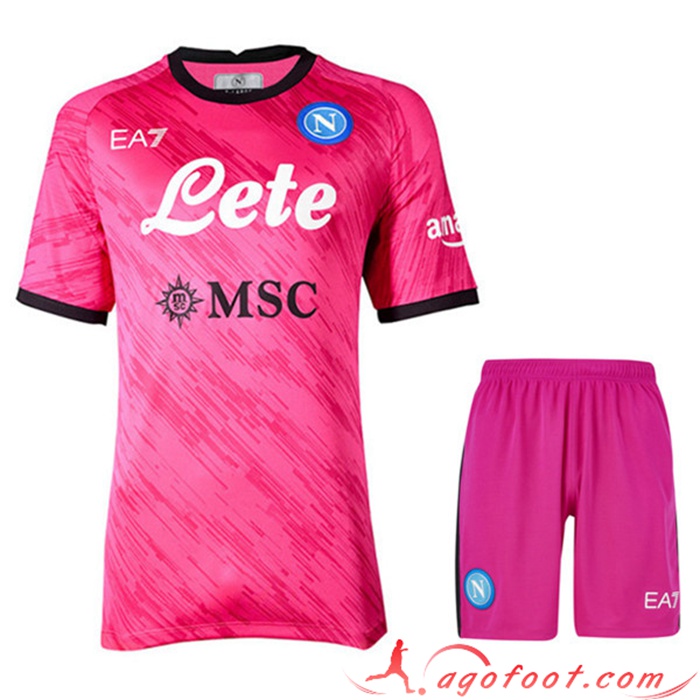 Ensemble Maillot Foot SSC Naples Gardien de But + Short 2022/2023